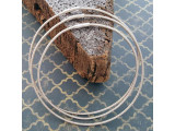 Artistic Wire Crimp Tubes for 14ga Jewelry Wire - Anti Tarnish Silver (fifty)