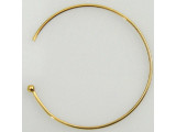 14kt Gold-Filled Ball End Endless Hoop Style Earwire, 25mm (1 pair)