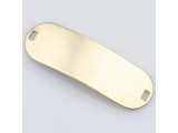 This solid brass blank is part of Vintaj's Altered Series. Patina, rivet, distress, alter and/or polish to create unique jewelry components! The appearance of each piece is unique and may not be uniform. See Related Products links (below) for similar items and additional jewelry-making supplies that are often used with this item.