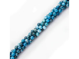 Blue Apatite AAA 8mm Round Gemstone Beads (strand)