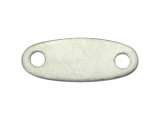 ImpressArt Artisan Pewter 1-3/8x1/2" Oval Tag Blank (Each)