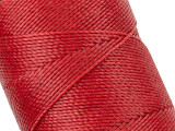Waxed Polyester Cord, 2-ply - Crimson (100 gram)