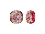 PRESTIGE 4470 Cushion Square Stone, 10mm - Crystal Royal Red DeLite (each)