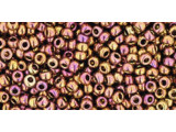 TOHO Glass Seed Bead, Size 11, 2.1mm, Higher-Metallic Gypsy Gold (Tube)