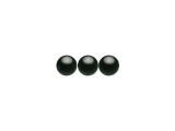 Preciosa Crystal Pearl, 4mm Round - Black #88-600-04-211