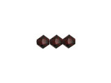 Preciosa Crystal Bicone Bead, 4mm - Garnet (gross)