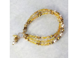 Preciosa Crystal Bicone Bead, 4mm - Crystal Aurum 2X (gross)