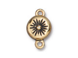 TierraCast Starburst Magnetic Clasp - Antiqued Gold Plated (each)