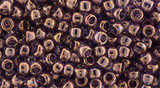 TOHO Glass Seed Bead, Size 3, Gold-Lustered Lilac (tube)