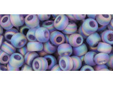 TOHO Glass Seed Bead, Size 6, Transparent Rainbow Frosted Lt Tanzanite (Tube)