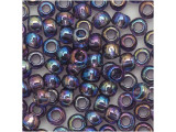 TOHO Glass Seed Bead, Size 6, Transparent Rainbow Sugar Plum (Tube)