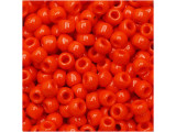 TOHO Glass Seed Bead, Size 6, Opaque Sunset Orange (Tube)