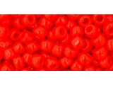 TOHO Glass Seed Bead, Size 6, Opaque Sunset Orange (Tube)