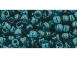 TOHO Glass Seed Bead, Size 6, Transparent Capri Blue (Tube)