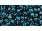 TOHO Glass Seed Bead, Size 6, Transparent Capri Blue (Tube)