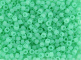 TOHO Glass Seed Bead, Size 8, 3mm, Ceylon Frosted Celery (Tube)