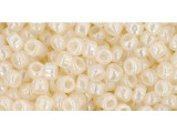 TOHO Glass Seed Bead, Size 8, 3mm, Ceylon Lt Ivory (Tube)