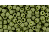 TOHO Glass Seed Bead, Size 8, 3mm, Semi Glazed - Honeydew (Tube)