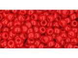 TOHO Glass Seed Bead, Size 8, 3mm, Opaque Cherry (Tube)