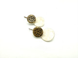 Elegant Button Earrings