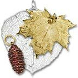 Electroplated Nature Pendants