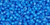 TOHO Glass Seed Bead, Size 11, 2.1mm, Inside-Color Lt Sapphire/Opaque Blue-Lined (tube)