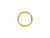 Yellow Plated Jump Ring, Round, 10mm (ounce) Yellow Plated Jump Ring, Round, 10mm (ounce)