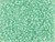 TOHO Glass Seed Bead, Size 11, 2.1mm, PermaFinish - Silver-Lined Milky Lt Peridot (Tube)