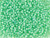 TOHO Glass Seed Bead, Size 11, 2.1mm, PermaFinish - Silver-Lined Milky Peridot (Tube)