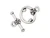 TierraCast Antiqued Silver Plated Toggle Clasp, Classic (Each)