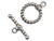 Antiqued Pewter Plated Toggle Clasp, Cast, Rope (10 Pieces) Antiqued Pewter Plated Toggle Clasp, Cast, Rope (10 Pieces)