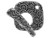 TierraCast Antiqued Silver Plated Toggle Clasp, Square Spiral (Each) TierraCast Antiqued Silver Plated Toggle Clasp, Square Spiral (Each)
