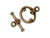 TierraCast Antiqued Brass Plated Toggle Clasp, Classic (Each)