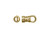 JBB Findings Brass Center-Crimp Tube with Loop, 2.8mm I.D. (Each) JBB Findings Brass Center-Crimp Tube with Loop, 2.8mm I.D. (Each)
