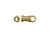 JBB Findings Brass Center-Crimp Tube with Loop, 2.2mm I.D. (Each) JBB Findings Brass Center-Crimp Tube with Loop, 2.2mm I.D. (Each)