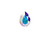 PRESTIGE 4320 14mm Pear Fancy Stone Crystal AB PRESTIGE 4320 14mm Pear Fancy Stone Crystal AB