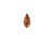 PRESTIGE 6010 11 x 5.5mm Briolette Pendant Smoked Amber PRESTIGE 6010 11 x 5.5mm Briolette Pendant Smoked Amber
