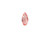 PRESTIGE 6010 11mm Briolette Pendant Rose Peach PRESTIGE 6010 11mm Briolette Pendant Rose Peach