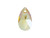 PRESTIGE 6106 22mm Pear-Shaped Pendant Light Topaz Shimmer PRESTIGE 6106 22mm Pear-Shaped Pendant Light Topaz Shimmer