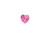 PRESTIGE 14mm Heart Pendant Rose AB PRESTIGE 14mm Heart Pendant Rose AB