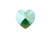 PRESTIGE 6228 18mm Heart Pendant Emerald Shimmer (3 Pieces) PRESTIGE 6228 18mm Heart Pendant Emerald Shimmer (3 Pieces)