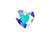 PRESTIGE 6432 11mm Heart Cut Pendant Crystal AB (3 Pieces) PRESTIGE 6432 11mm Heart Cut Pendant Crystal AB (3 Pieces)