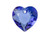 PRESTIGE 6432 15mm Heart Cut Pendant Sapphire PRESTIGE 6432 15mm Heart Cut Pendant Sapphire