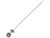 Antiqued Pewter Plated Head Pin, 2", Ball and Rope End (100 Pieces) Antiqued Pewter Plated Head Pin, 2", Ball and Rope End (100 Pieces)