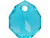 PRESTIGE 6436 11.5mm Majestic Pendant Blue Zircon PRESTIGE 6436 11.5mm Majestic Pendant Blue Zircon