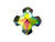 PRESTIGE 6867 18mm Greek Cross Pendant Crystal Vitrail Medium PRESTIGE 6867 18mm Greek Cross Pendant Crystal Vitrail Medium