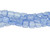 CzechMates Glass 6mm ColorTrends Transparent Airy Blue Two-Hole Tile Bead Strand CzechMates Glass 6mm ColorTrends Transparent Airy Blue Two-Hole Tile Bead Strand