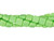 CzechMates Glass 6mm Matte Honeydew Two-Hole Tile Bead Strand CzechMates Glass 6mm Matte Honeydew Two-Hole Tile Bead Strand