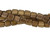 CzechMates Glass 6mm Burnt Umber Two-Hole Tile Bead Strand Halo CzechMates Glass 6mm Burnt Umber Two-Hole Tile Bead Strand Halo