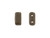 CzechMates Glass 3 x 6mm Matte Chocolate Brown 2-Hole Brick Bead Strand CzechMates Glass 3 x 6mm Matte Chocolate Brown 2-Hole Brick Bead Strand